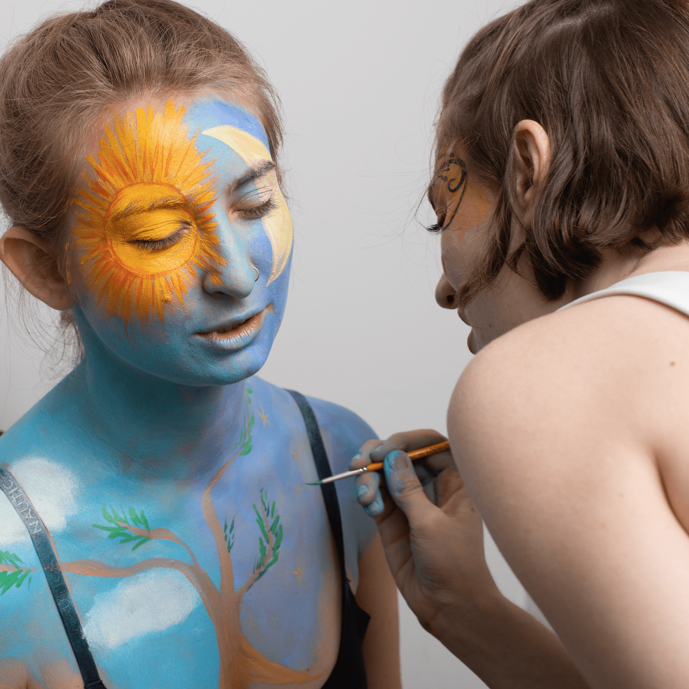 Body Painting Artist Body Painting Classes And Rainbow Tide Ball